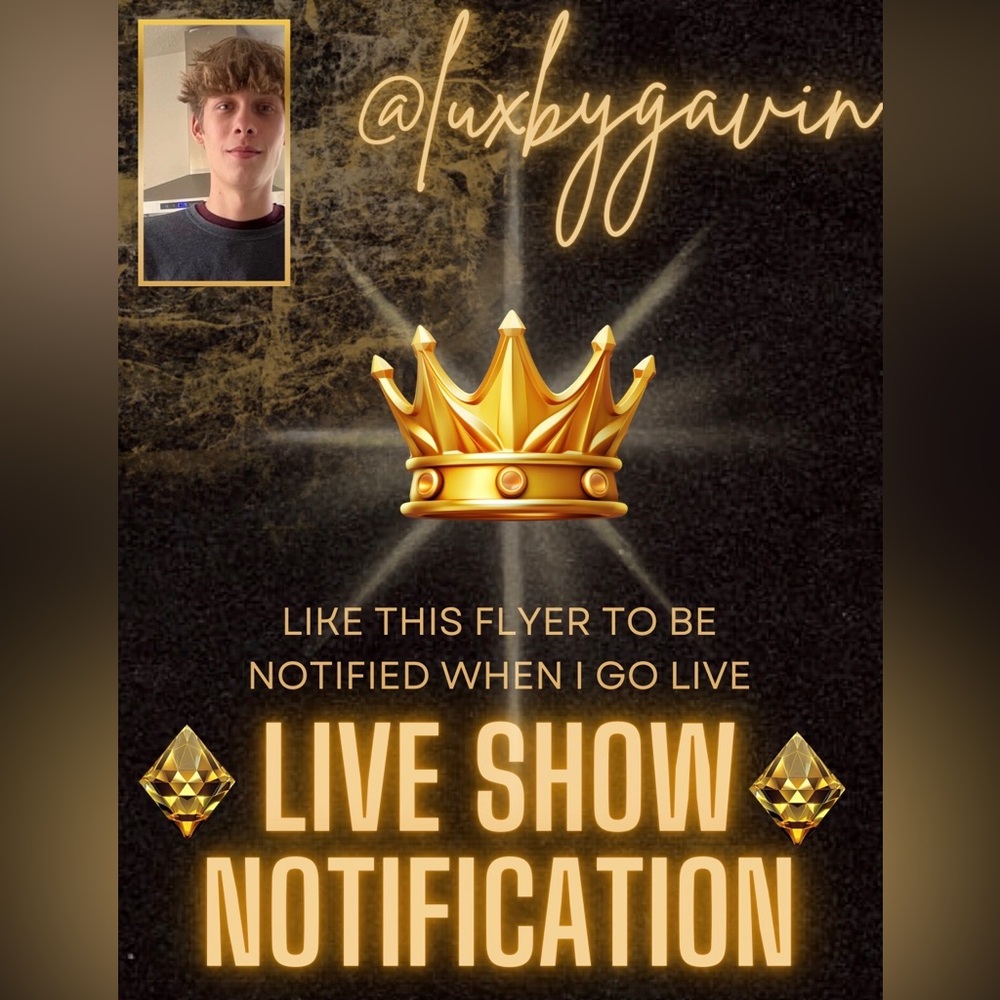 LIVE SHOW NOTIFICATION!!!